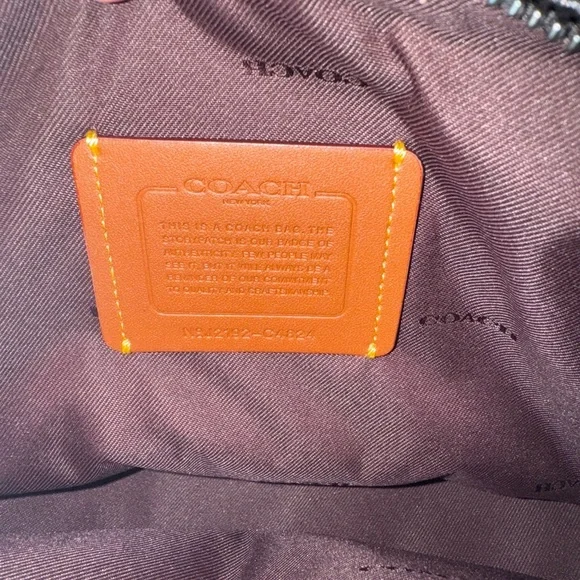 Coach Lori Shoulder Bag – Black Pebble Leather (Style C4824 / V5Black) - Picture 8 of 16